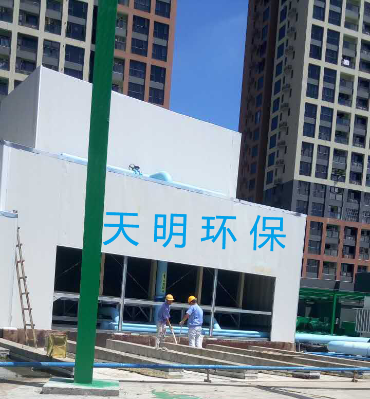东莞厚街万科噪音治理工程施工中