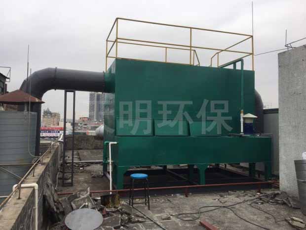 湿式净化器+隔音房施工中